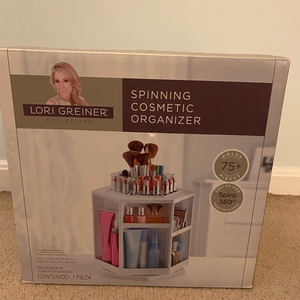 Spinning cosmetic organizer- Lori Greiner Collection